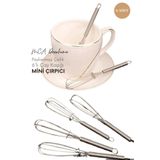 MCA Deerhome 6'lı Mini Çırpıcı Çay Kahve Karıştırıcı Küçük 14 Cm Metal Paslanmaz Çelik