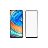 Mcaserıng Xiaomi İle Uyumlu Redmi Note 9 Pro Uyumlu Siyah Seramik Nano Ekran Koruyucu Tam Kaplayan Kırılmaz Esnek Cam