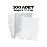 Mçb Group 100 Adet A4 Şeffaf Dosya Föy Poşet Dosya