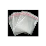 Mçb group 100 ADET Şeffaf Yapışkanlı Çeyiz Poşeti Jelatin Poşet Bantlı Jelatin 35x50 Cm