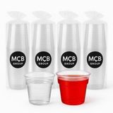 Mçb group 1000 ADET Şeffaf Kristal Bardak Ekstra Sert Plastik Mika Bardak 180 Cc