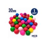 Mçb Group 30 mm Zıplayan Top Kauçuk Oyuncak Top Yüksek Zıplama Dayanıklı 1 Adet Renk Stok Durumuna Göre Gönder