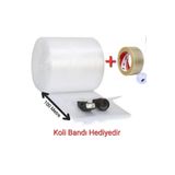Mçb Group 30CM X100 Metre Balonlu Ambalaj Naylonu Ambalaj Taşınma Naylonu Patpat Pıtpıt 40gr KOLİ BANDI HEDİYE