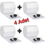 Mçb Group 4 Adet Balonlu Naylon 20CM x 10M Ambalaj Naylonu Patpat Pıt Pıt 30 gr - Beyaz