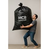 Mçb Group 4 Rulo Endüstriyel ( 120X150 cm ) Hantal Boy Siyah Çöp Poşeti 4 Rulo Çöp Torbası - 120 x 150 cm