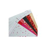 Mçb Group 500 ADET Kendinden Bantlı Büyük Boy Metalize Hediye Paketi Poşeti Yapışkanlı 40x60 Cm 500 ADET