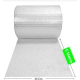 Mçb Group Balonlu Ambalaj Naylonu Pat Pat Havalı Naylon Balonlu Naylon 30 cm x 5 Metre Pıtpıt - Şeffaf