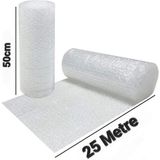 Mçb Group Balonlu Ambalaj Naylonu Pat Pat Havalı Naylon Balonlu Naylon 50 cm x 25 Metre Pıtpıt Patpat - Şeffaf