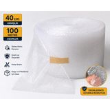 Mçb Group Balonlu Naylon Patpat 40 cm x 100 Metre Kargo Paketleme Ambalajı - Şeffaf - 40cmx100m