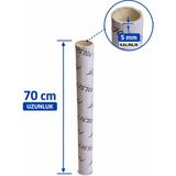 Mçb Group Extra Kalın Karton Koli Rulosu Silindir Karton Tüp Dayanıklı Ambalaj Borusu Poster, Streç, Naylon Sarma Için - 70CM