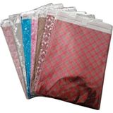 Mçb group Kendinden Bantlı Metalize Hediye Paketi Poşeti Yapışkanlı 20x25 Cm 100 Adet