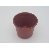 Mçb Group Plastik Orta Boy Saksı (10 Adet) 14CM Genişlik 12 cm Yükseklik - 12x14cm - Kahverengi