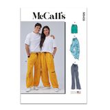 MCCALLS M8458A Üniseks Şort ve Pantolon, Giyilebilir, Beden XS, S, M, L, XL, XXL