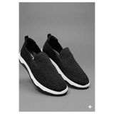 McDark Erkek Siyah Beyaz Triko Aqua Yazlık Sneaker Ayakkabı