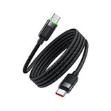 Mcdodo CA-2000 60W 1.2 mt Siyah USB-C to USB-C Manyetik Sarılabilir Kablo