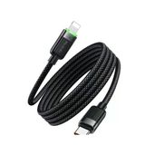 Mcdodo CA-2010 36W 1.2 mt Siyah USB-C to Lightning Manyetik Sarılabilir Kablo