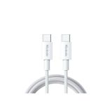 Mcdodo CA-2770 60 W USB-C to USB-C Beyaz 1.2 m Şarj ve Data Kablosu
