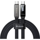 Mcdodo CA-4470 Siyah 100W 1.2 mt Type-C to Type-C Hızlı Şarj Ve Data Kablosu