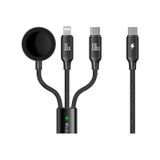Mcdodo Ca-4940 100w 3in1 Type-c, Lightning Ve Apple Uyumlu iOS Watch Çoklu Şarj Kablosu