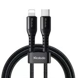 Mcdodo CA-5631 36 W 3 A USB-C to Lightning 1 m Siyah Şarj ve Data Kablosu