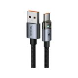 Mcdodo Ca-6890 Usb Typec Hızlı Şarj Kablosu Işıklı 1.2M Siyah