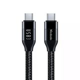 Mcdodo CA-7132 Type-C to Type-C USB 3 100 W 1.2 m Siyah Data Aktarım ve Şarj Kablosu