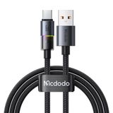 Mcdodo Ca-8180 Usb Typec 6A 7 Renkli Led Işıklı Şarj Data Kablosu