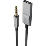 Mcdodo CA-8700 Gri Bluetooth Araç Kiti Aux Dönüştürücü USB Bağlantı Tipi ile HD Ses Performansı