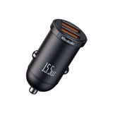 Mcdodo Cc-2950 2X Usb Girişli 15.5W Led Işikli Araç Çakmak Şarj Cihazi, Siyah