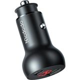 Mcdodo CC-7030 45W Siyah Type-C Usb Girişli Dijital Göstergeli Araç Çakmak Şarjı