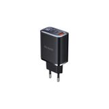 Mcdodo CH-2180 Siyah 30W Type-C ve USB 3 Girişli Dijital Göstergeli Hızlı Şarj Aleti