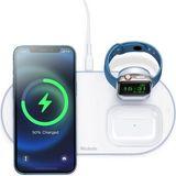 Mcdodo CH-7060 Beyaz 3 in 1 Manyetik 15 W Kablosuz Hızlı Şarj Dock Stand