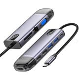 Mcdodo Hu-7420 Hdmı Ethernet Vga 10 İn 1 Usb Hub Çoğaltıcı Çoklayıcı