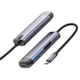 Mcdodo HU-7740 Gri 6in1 Usb Hub Çoğaltıcı