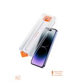 Mcdodo iPhone 12 Pro Max Uyumlu AutoFit Şeffaf Cam Ekran Koruyucu
