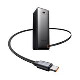 Mcdodo MC-3181 3 in 1 10000mAh 30W LED Ekranlı Powerbank ve Sarj Aleti (Dahili Geri Çekilebilir Kablo + UK/US/EU Priz Uçları)