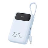 Mcdodo MC-3244 22.5W PD+QC 10000 mAh Type-C Şarj Kablosu Mavi Powerbank