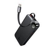Mcdodo Mc-3870 10000Mah 30W A+C Dijital Göstergeli Dahili Usb-C Geri Çekilebilir Kablolu Powerbank