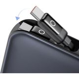 Mcdodo MC-5920 10000mAh 45W Dahili USB-C Kablolu LED Ekranlı Powerbank - Siyah