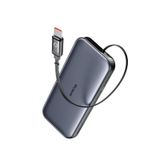 Mcdodo Mc-5920 10000Mah 45W Led Ekranlı Powerbank Dahili Usb-C Retractable Kablolu