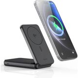 Mcdodo MC-6310 Magq 2in1 10000MAH 20W Katlanabilir Telefon Standlı Qi2 Manyetik Powerbank - Siyah