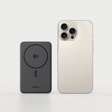 Mcdodo MC-6310 Magq 2'si 1 Arada 10000MAH 20W Qi2 Manyetik Powerbank ve Katlanabilir Telefon Standı - Gri