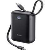 Mcdodo MC-8620 10000MAH 22.5W Pd Hızlı Şarj Dahili Kablolu Powerbank Siyah (Type-C / Lightning)