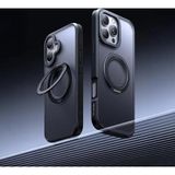Mcdodo Pc-4932 İphone 16 Pro Halka Standlı Magsafe Siyah Kılıf