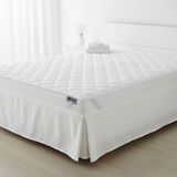 Mcg Alez Kapitone Fitted Yatak Koruyucu 100*200 cm - Açık Beyaz - Gri - 100 x 200 x 25 cm
