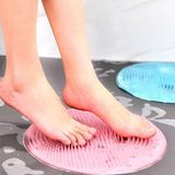 Mcg® Silikon Fırçalı Banyo Masaj Matı ve Ayaklar Için Topuk Masaj Paspası