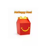 Mchappy Meal Tasarımlı Kapaklı Kutu – Sert Plastik Organizer & Dekoratif Saklama Kutusu –