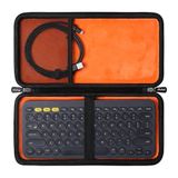 Mchoi Logitech K380/K810/K811 Çok Cihazlı Bluetooth Klavye ve Aksesuarlarıyla Uyumlu Sert Seyahat Saklama Çantası, Yalnızca Kılıf