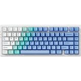 Mchose G75 Pro Arctic Snow %75 Matcha Latte Switch V2 Hotswap Rgb Kablosuz Ingilizce Mekanik Gaming Klavye (G75-12A) - Renkli