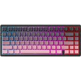 Mchose G75 Pro Black Pink %75 Matcha Latte Switch V2 Hotswap Rgb Kablosuz Ingilizce Mekanik Gaming Klavye (MC-G75-16) - Siyah